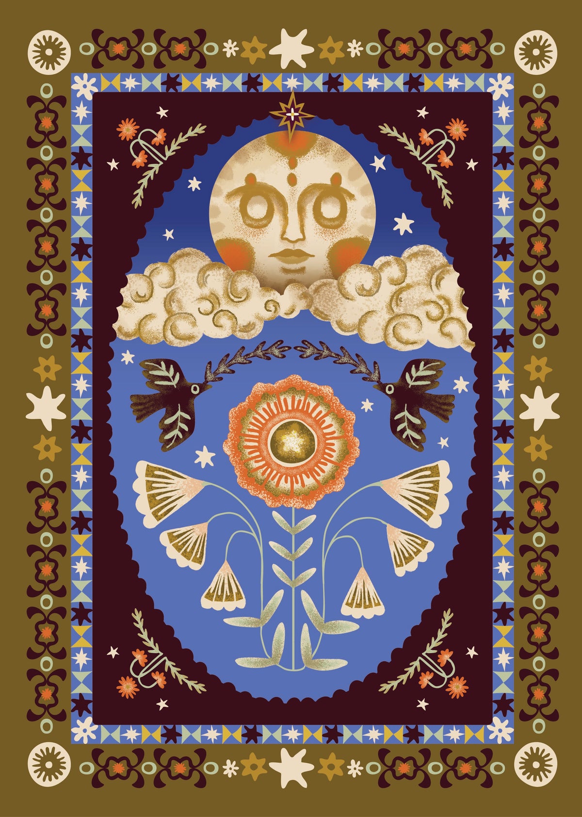 Flowers in December Print