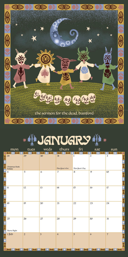 Peak District Folklore Calendar 2027