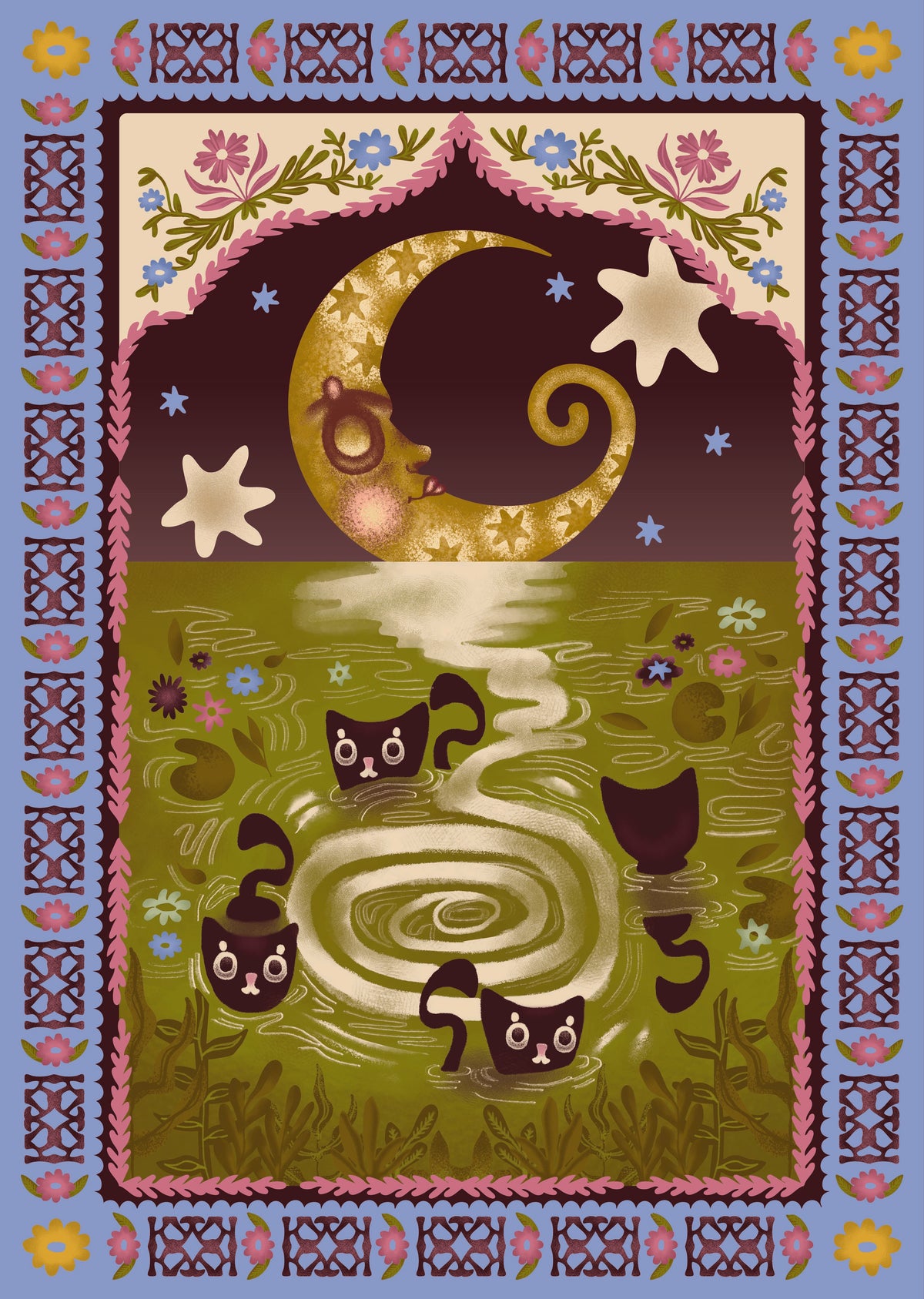 Nightswimming Print