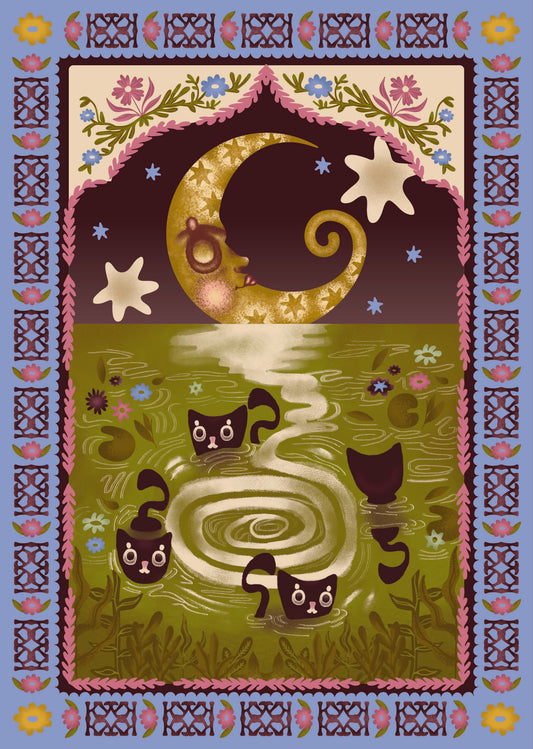 Nightswimming Print