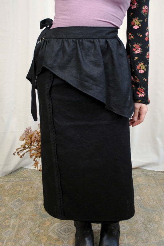 donna wrap skirt